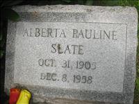 Slate, Alberta Pauline